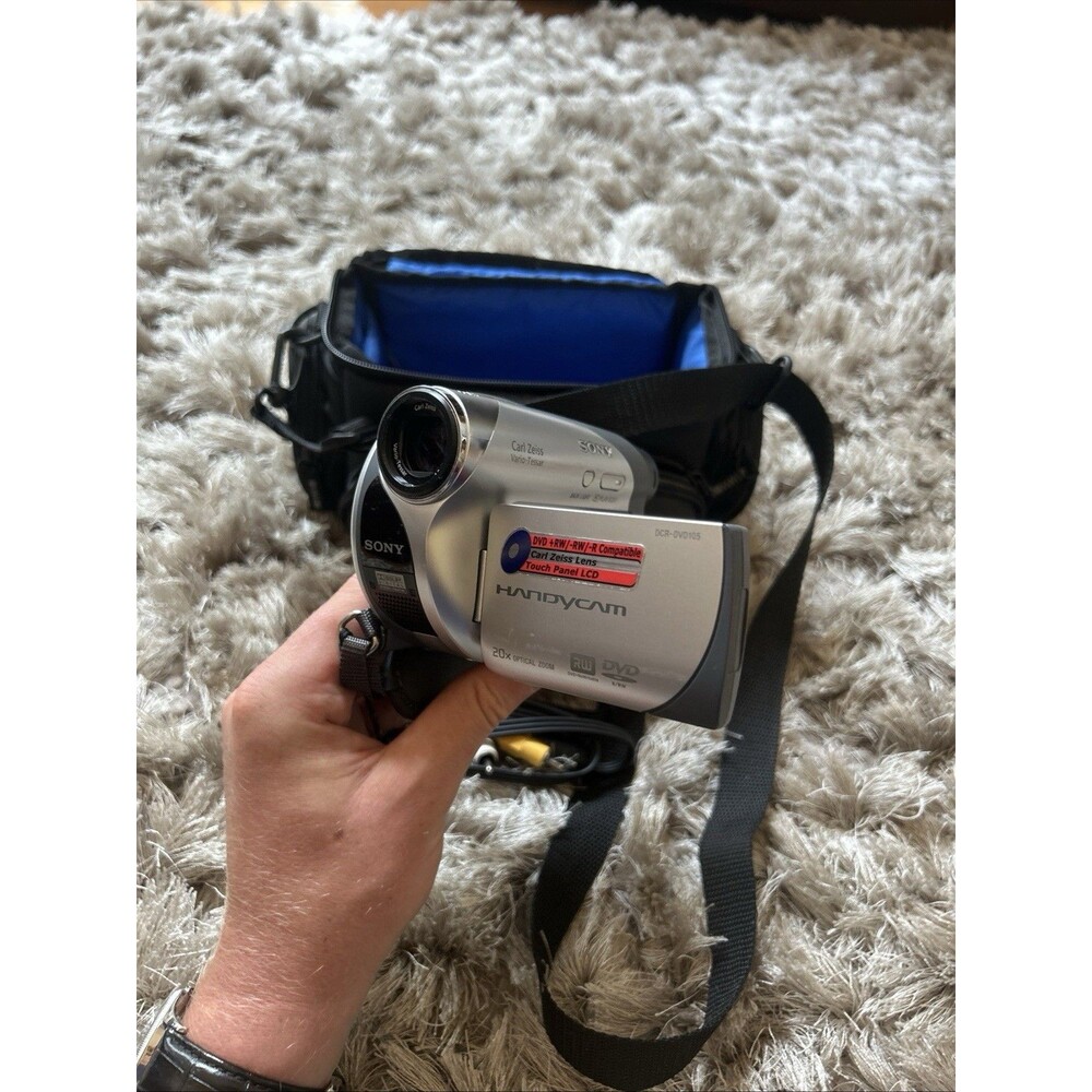 🔥Sony Handycam DCR-DVD108 Camcorder 40x Optical Zoom DVD Carl Zeiss LCD🔥